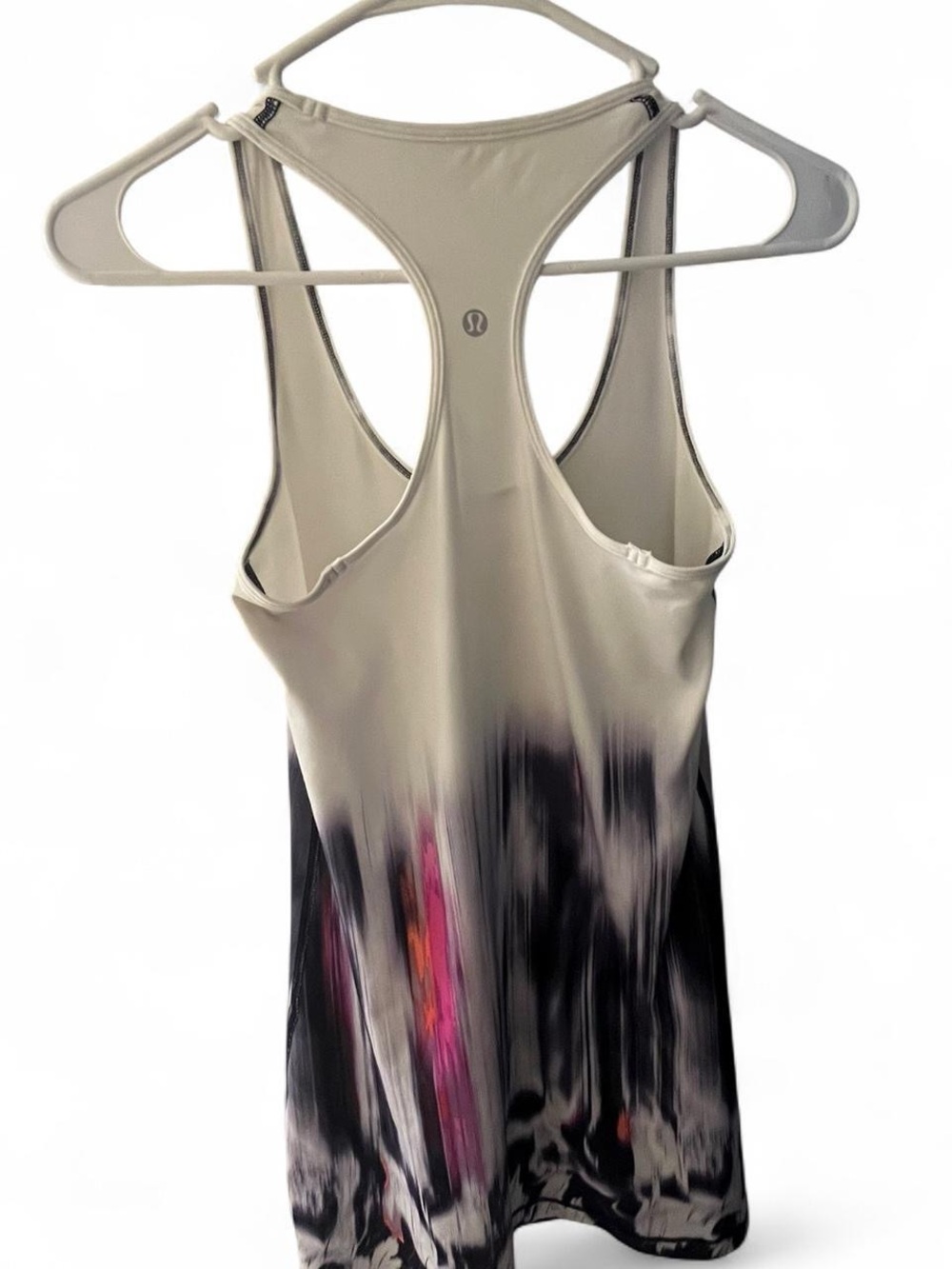 Women's White Tie-Dye Racerback Lululemon Cool Racerback - Picture 3 of 5